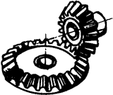 齒輪基本術語錐齒輪、準雙曲面齒輪及其齒輪副