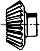 齒輪基本術語錐齒輪、準雙曲面齒輪及其齒輪副