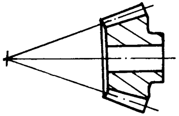 錐齒輪和準雙曲面齒輪術語點、曲線和曲面