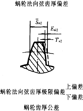 平面二次包絡環面蝸杆傳動精度蝸杆、蝸輪誤差的定義及代号