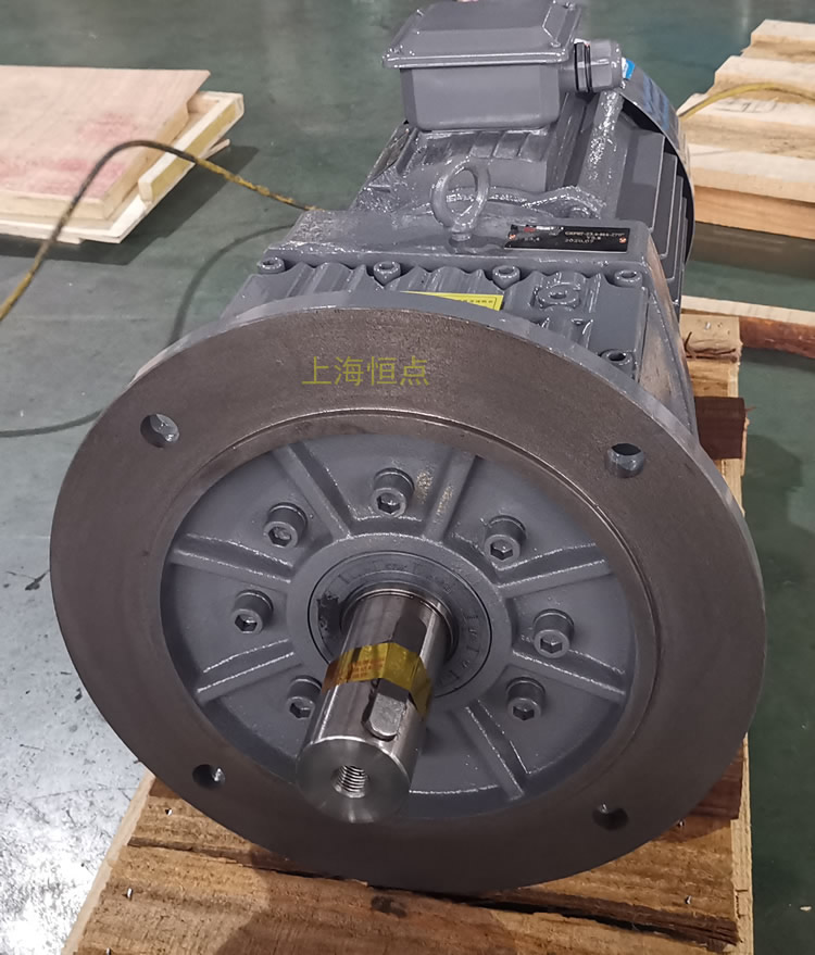 RF87減速機，立式安裝，輸入配電機，實物照片如下